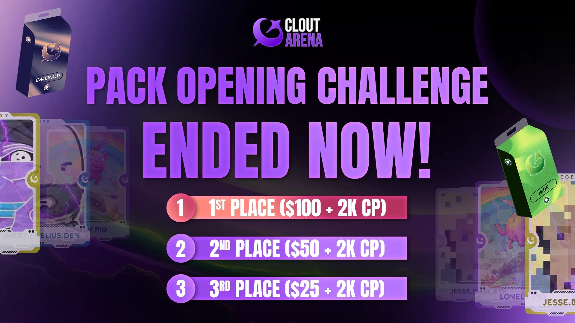 CloutArena Pack Opening Challenge